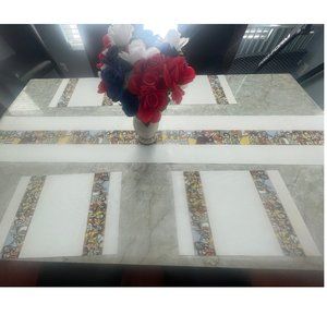 Saba Tilet Table cover, Habesha, Ethiopia, Eritrea Custom Saba Design Placemat a